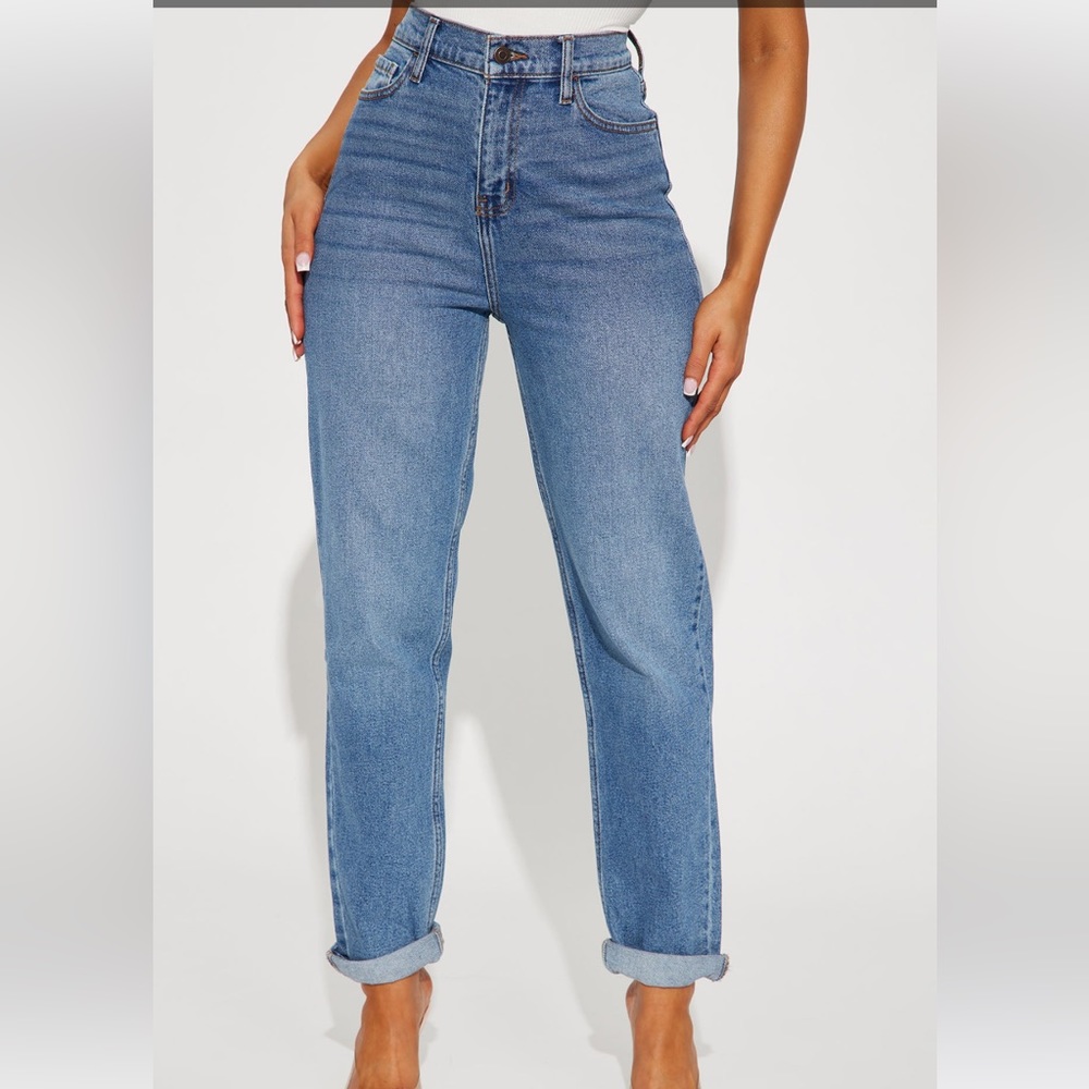 Fashion Nova I Got It From My Mama Jeans